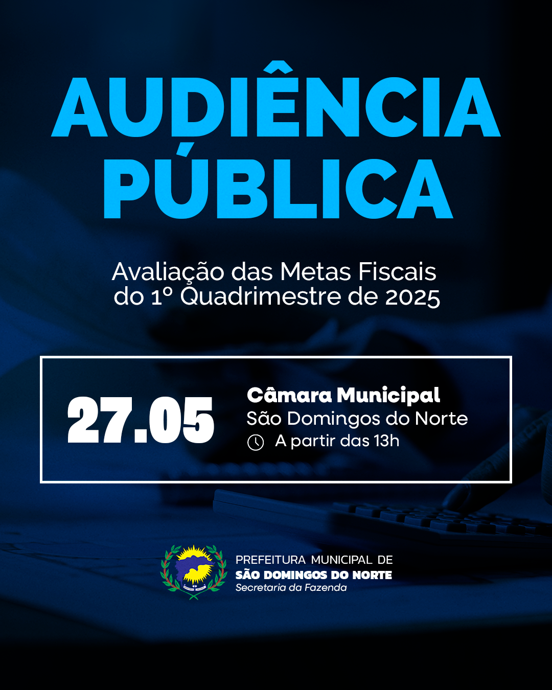 Vídeo: Audiência Pública | Prestação de Contas do 1º Quadrimestre de 2025 – São Domingos do Norte